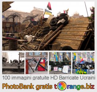Banca Immagine di tOrange offre foto gratis nella sezione:  barricate-ucraini