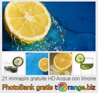 Banca Immagine di tOrange offre foto gratis nella sezione:  acqua-con-limone