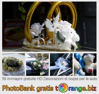 Banca Immagine di tOrange offre foto gratis nella sezione:  decorazioni-di-nozze-per-le-auto