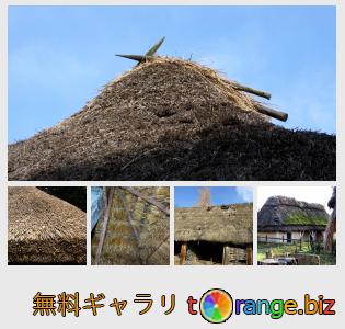 イメージの銀行にtOrangeはセクションからフリーの写真を提供しています： 葦で作られた屋根