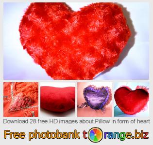 images free photo bank tOrange offers free photos from the section:  pillow-form-heart