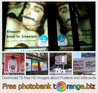 images free photo bank tOrange offers free photos from the section:  posters-billboards