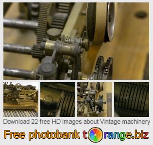 images free photo bank tOrange offers free photos from the section:  vintage-machinery