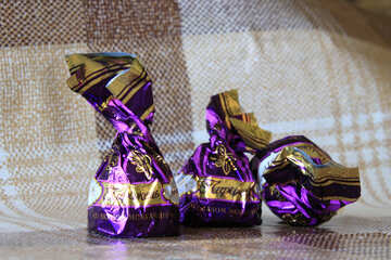 Three chocolates on the table №853