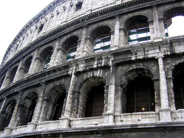 The ruins of the Roman Colosseum №316