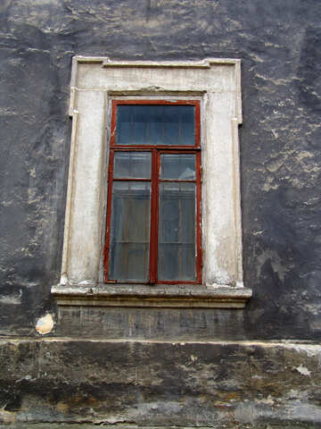 Старое ветхое окно №342