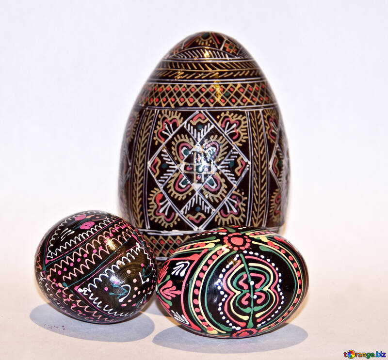 Easter composition of Easter eggs №986