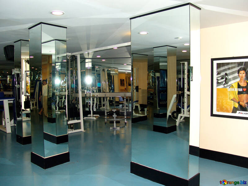 Mirror column in the fitness room №181