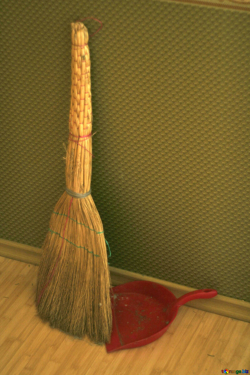 A broom and shovel №795