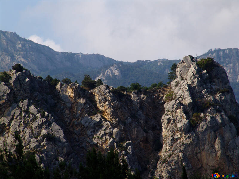 Felsen Berge in Hintergrund №205