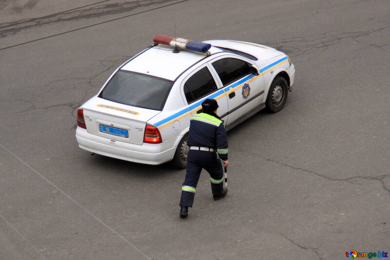 Ukrainisch  Straße  Polizei №480