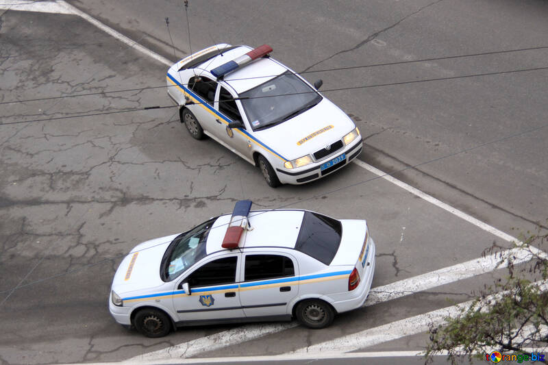 Ukrainisch  Straße  Polizei GAI №482