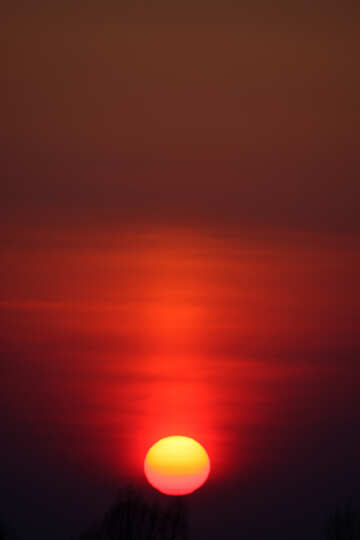 Rot Sonnenuntergang Hintergrund. №1334
