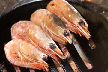 Four shrimp №1254