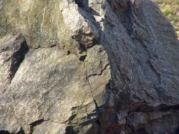 The texture of the granite boulder №1290