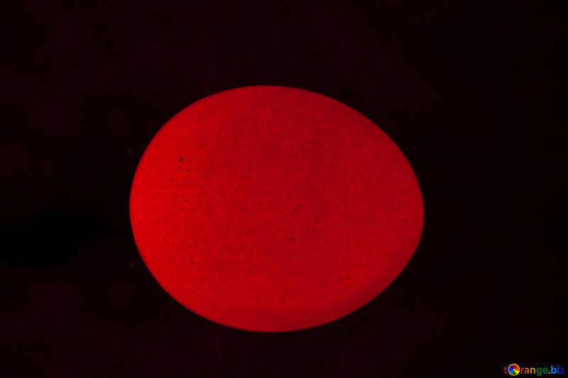 Glowing red egg №1150