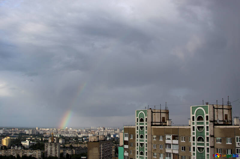 Rainbow in the big city №1686