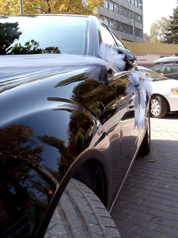 Decoration  wedding  car №10093