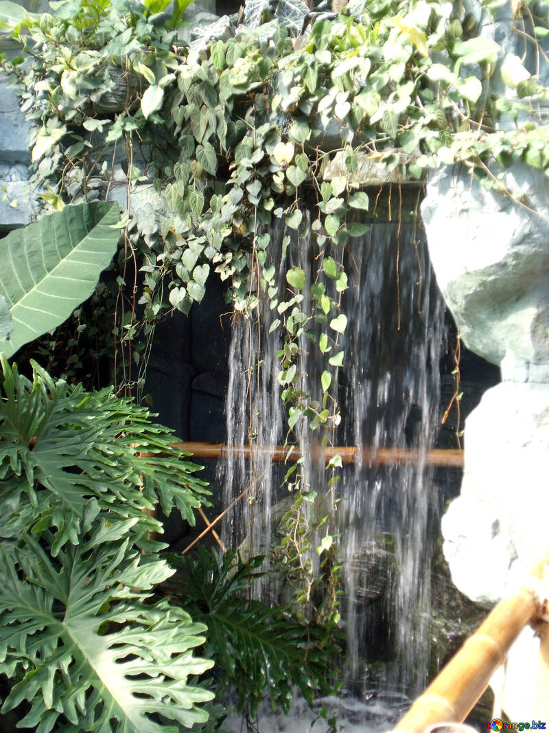 Wasserfall in Innen №10719