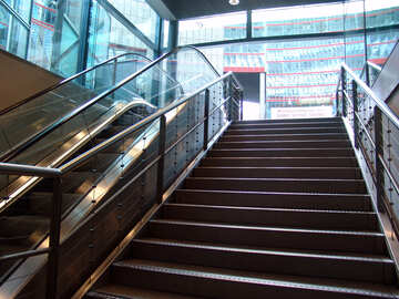 階段とエスカレーター №11863