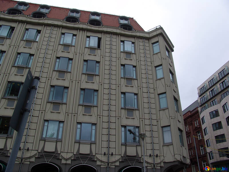 Deutsche Gebäude-Fassade №11871