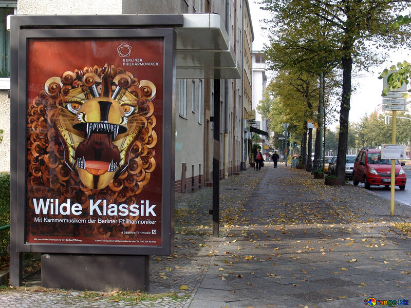 Advertising at the bus stop №11834