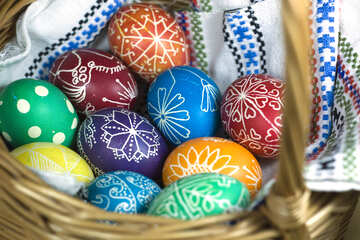 Huevos de Pascua de colores №12267