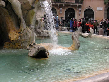 Cascata nella fontana №12398