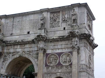 The sculptures on the arch №12569
