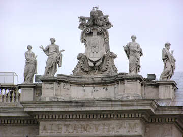 Piazza San Pietro scultura №12495