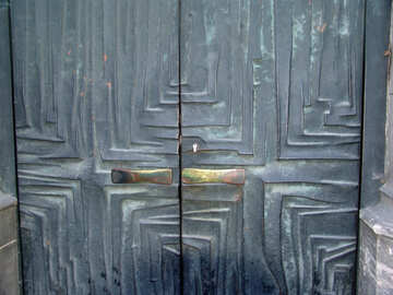 Puerta de hierro.Pattern.Texture. №12026