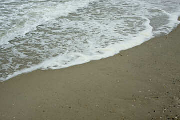 Sea, beach, waves, sand №12689