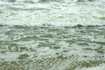 Wave on sand №12708