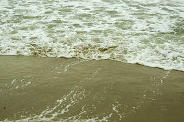 Wave of sea sand №12739