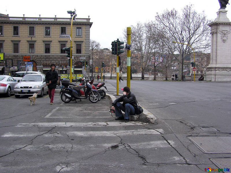Sits on pedestrian crossing №12490