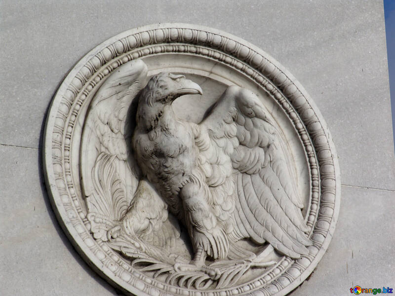 Bas-relief of an eagle №12177