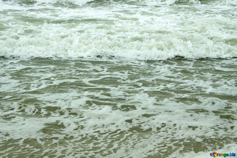 Wave on sand №12708