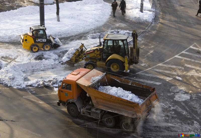 Remoção de neve das estradas №12671