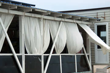 Curtains on the veranda №13791