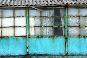 Textura de marcos de ventana de hierro oxidado №13742