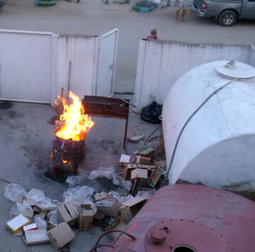 Спалювання сміття №13506