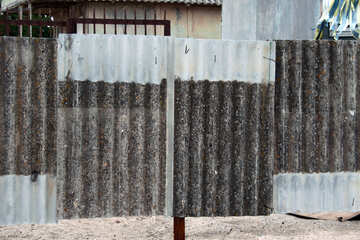 Fence of recycled slate №13973