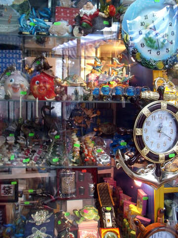 Geschäft für souvenirs №13541