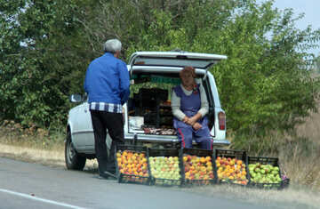 Saleswoman fruit №13236