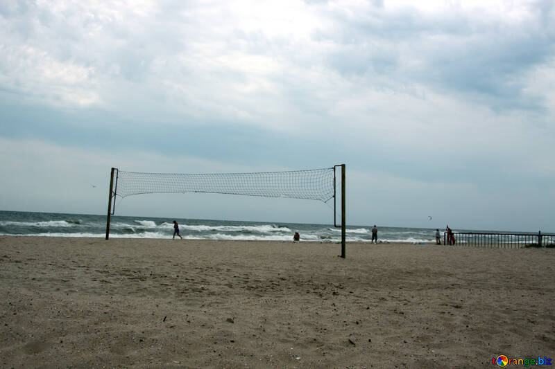 Volley-ball à la plage №13700