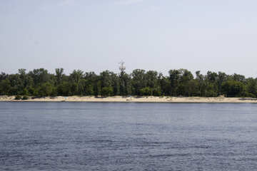 Beach on the river №14543