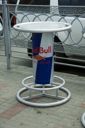 Table de promo. Red Bull №14724