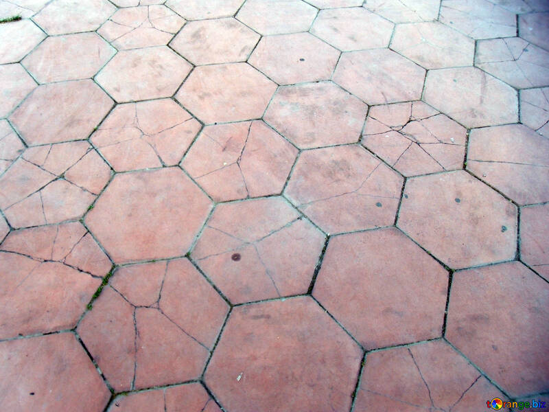Texture.Hexagonal pavers №14092