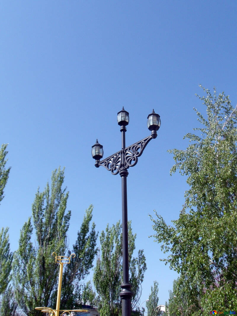 Lámpara de calle de estilo retro №14048