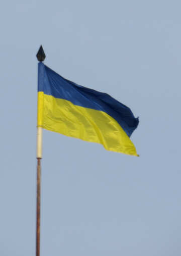 Bandera amarillo azul №15726